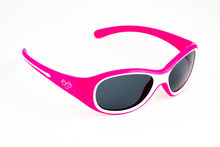 Load image into Gallery viewer, Beamers Flamingo Mini Birds sunglasses for ages 1-3 years. Maximum UV protection, polarised, soft, comfortable, durable, affordable with Optoshield Technology
