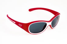 Load image into Gallery viewer, Beamers Rosella Mini Bird sunglasses for ages 1-3 years. Maximum UV protection, polarised, soft, comfortable, durable, affordable with Optoshield Technology