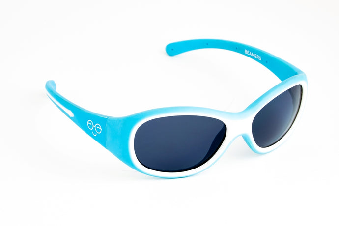 Beamers Wren Mini Birds sunglasses for ages 1-3 years. Maximum UV protection, polarised, soft, comfortable, durable, affordable with Optoshield Technology