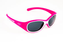 Load image into Gallery viewer, Beamers Flamingo Mini Birds sunglasses for ages 1-3 years. Maximum UV protection, polarised, soft, comfortable, durable, affordable with Optoshield Technology
