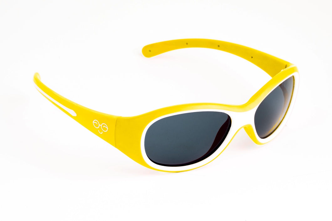 Beamers Robin Mini Birds sunglasses for ages 1-3 years. Maximum UV protection, polarised, soft, comfortable, durable, affordable with Optoshield Technology